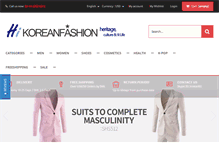 Tablet Screenshot of hikoreanfashion.com